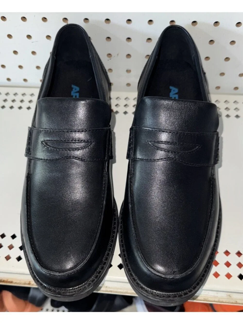 Apex Lexington Mens Leather Diabetic Orthopedic Strap Loafers Shoes Size 10 WIDE
